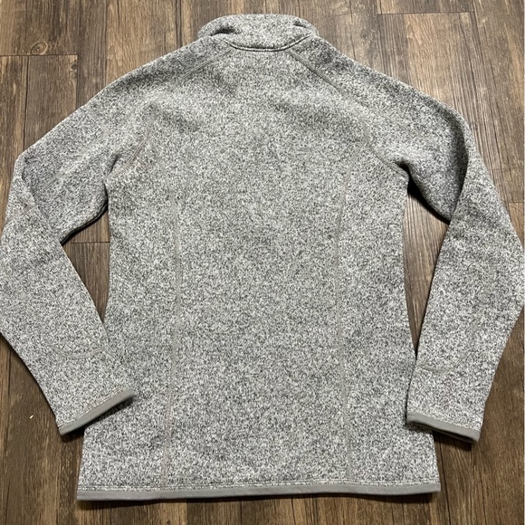 Patagonia Better Sweater Gray 1/4 Zip Fleece Long Sleeve Knit Top Warm Soft XS - Picture 11 of 11